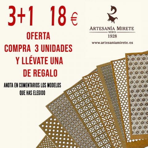 Oferta celosias  3+1de regalo