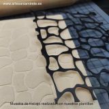 Plantilla 001 relieve Piedra redondeada arista. 11