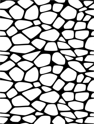 Plantilla 002 relieve Piedra redondeada pequeña pu