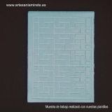 Plantilla 005 relieve Suelo de ciudad. 11x14,5 cm