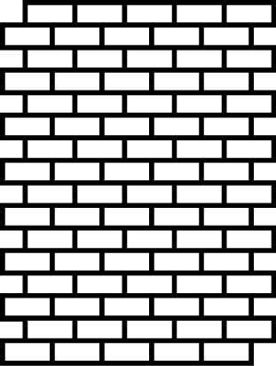 Plantilla 008 relieve Ladrillos 11x14,5 cm