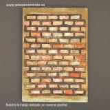 Plantilla 008 relieve Ladrillos 11x14,5 cm