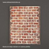 Plantilla 008 relieve Ladrillos 11x14,5 cm
