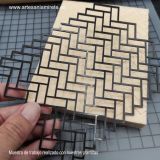 Plantilla 010 relieve Espigas 11x14,5 cm