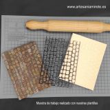 Plantilla 012 relieve calzada 11x14,5 cm