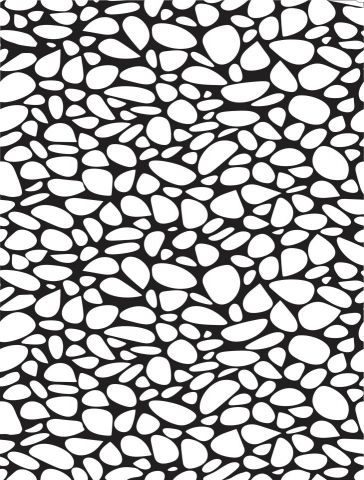 Plantilla 014 relievePiedra redonda Mini 11x14,5 c