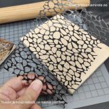 Plantilla 014 relievePiedra redonda Mini 11x14,5 c