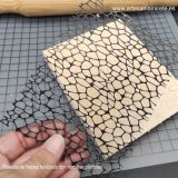 Plantilla 015 relieve Piedra aristas Mini 11x14,5 