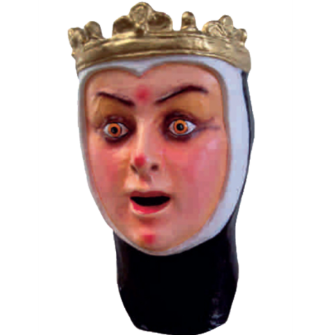 Cabezudo Reina 70 cm