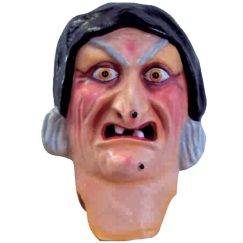 Cabezudo Bruja 70 cm