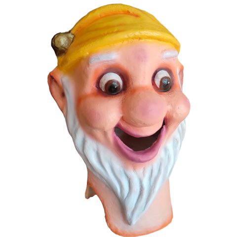 Cabezudo Enanito Barba Torcida 70 cm