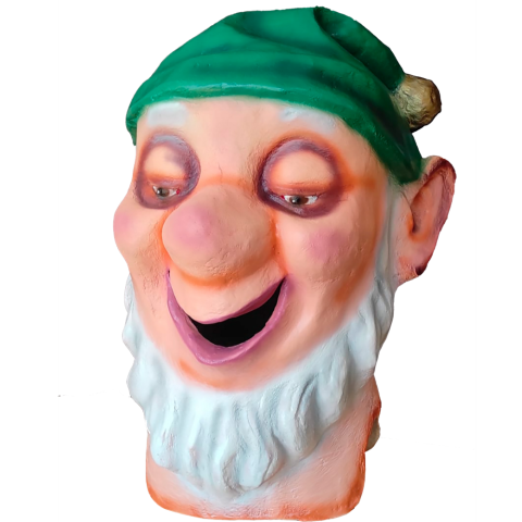 Cabezudo Enanito Soñador 70 cm