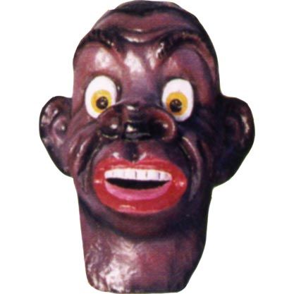 Cabezudo Mueca 5 Negro 50 cm