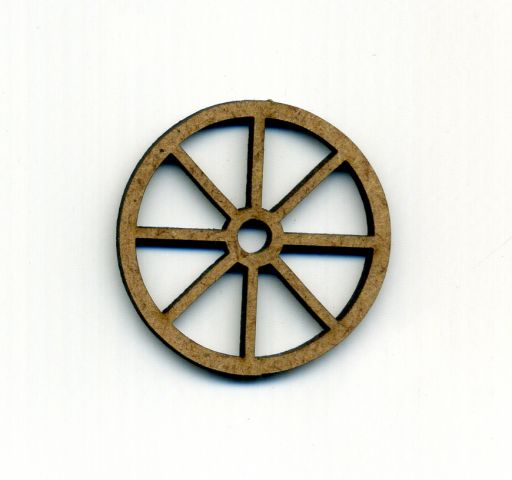 Rueda de Madera 4 cm