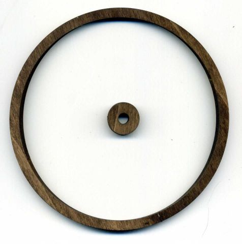 Rueda Aro de madera 13 cm