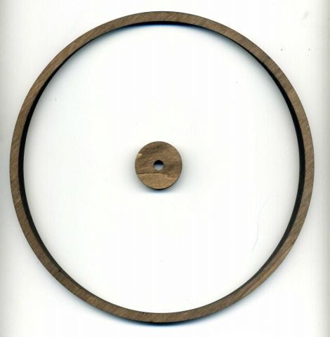 Rueda Aro de madera 19 cm