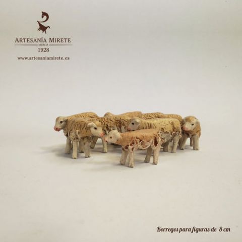 Borrego 8 cm. 10 unidades